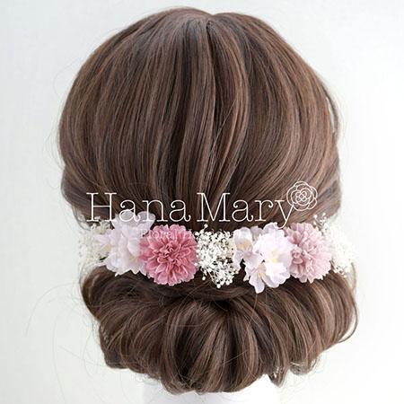 かすみ草 組み合わせ自由 花の髪飾り専門店 Hanamary ハナマリー