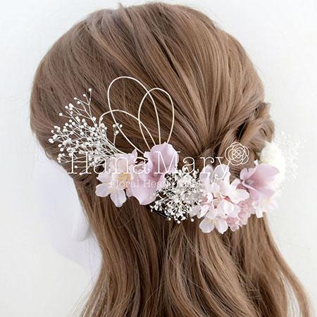 結婚式入学式入園式お花の髪飾り