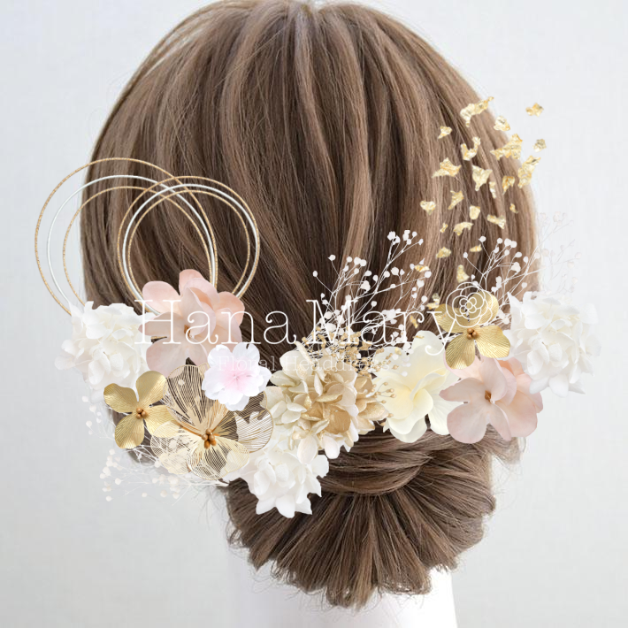 すこーしピンク 桜つき 金箔