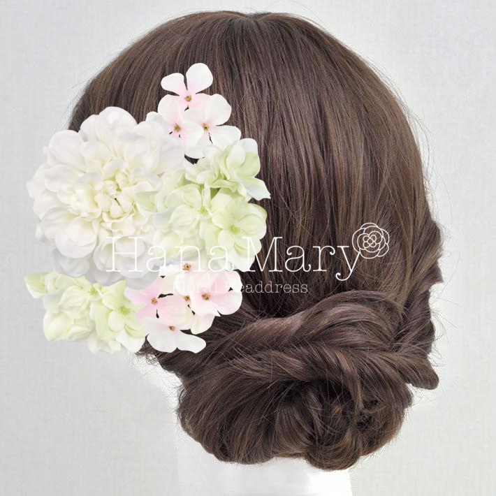 ダリア あじさい