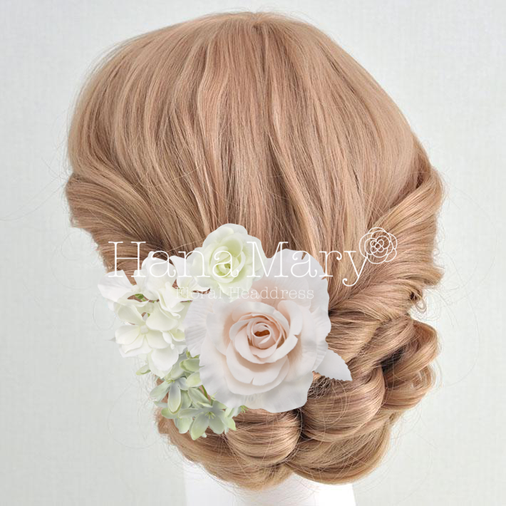 アジサイとバラ