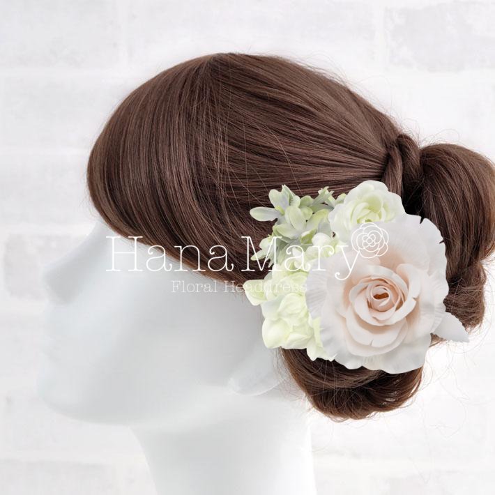 ローズとアジサイ