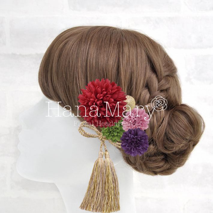小花の髪飾り