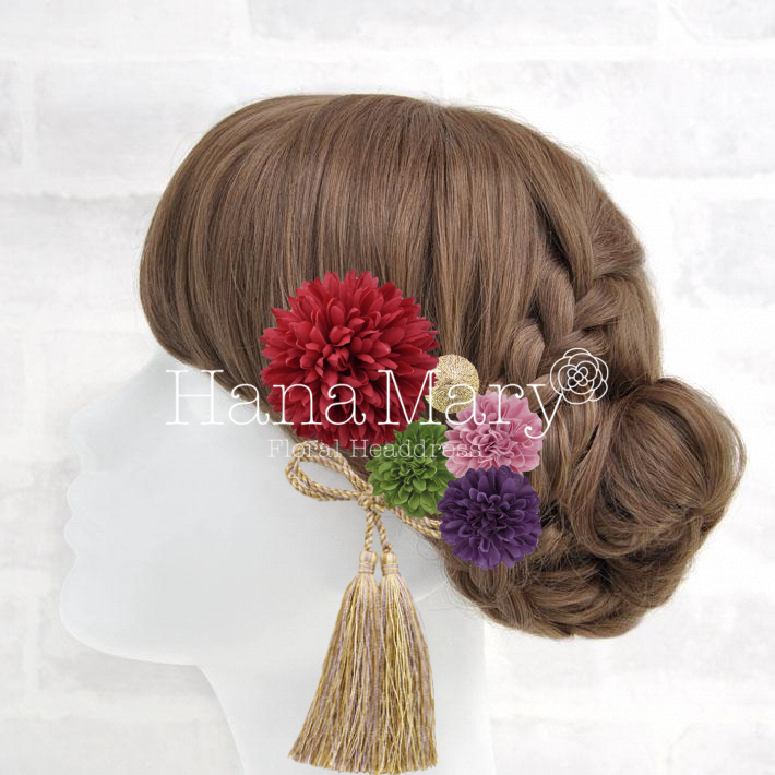 小花の髪飾り