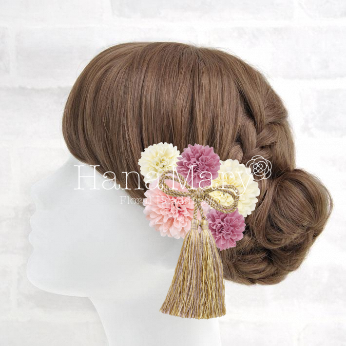 ピンクとムラサキでお上品に