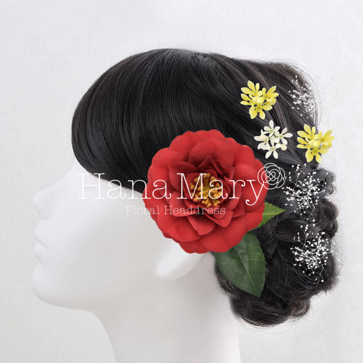 かすみ草の飾り