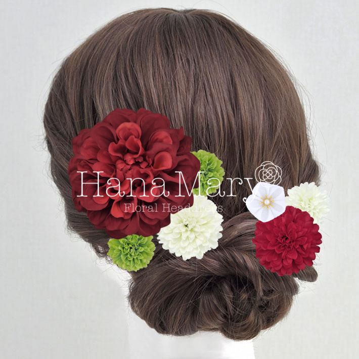 ダリアで古典風