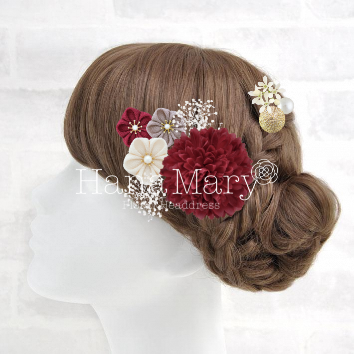 成人式の髪飾り