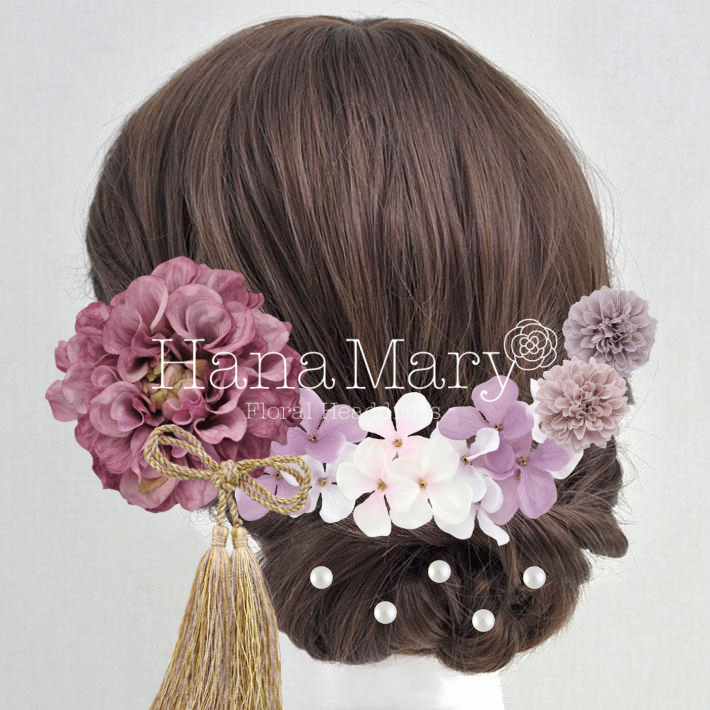 ピンクパープルワントーンアレンジ