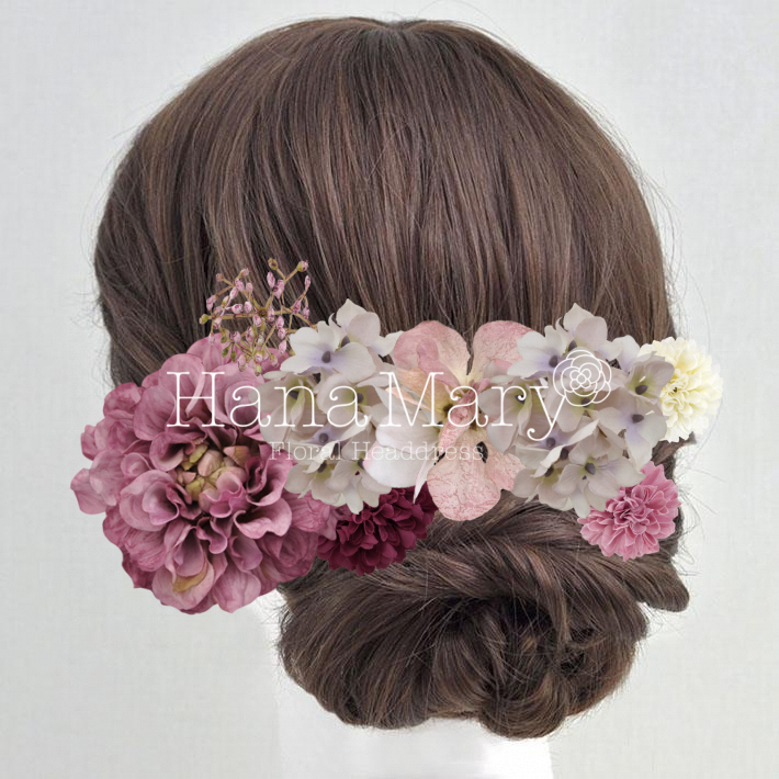 ダリアモーブアレンジセット