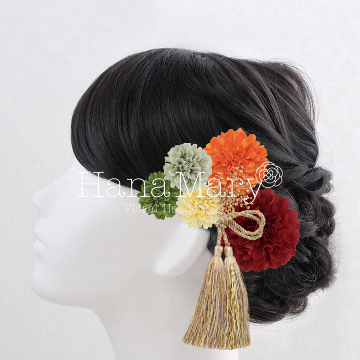 黒髪に合う彩りスタイル