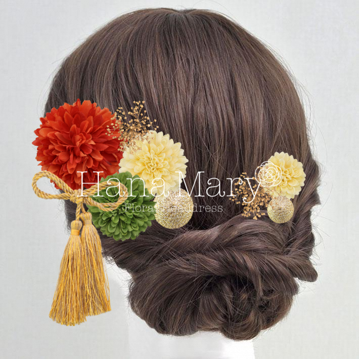 マムとゴールドアレンジ