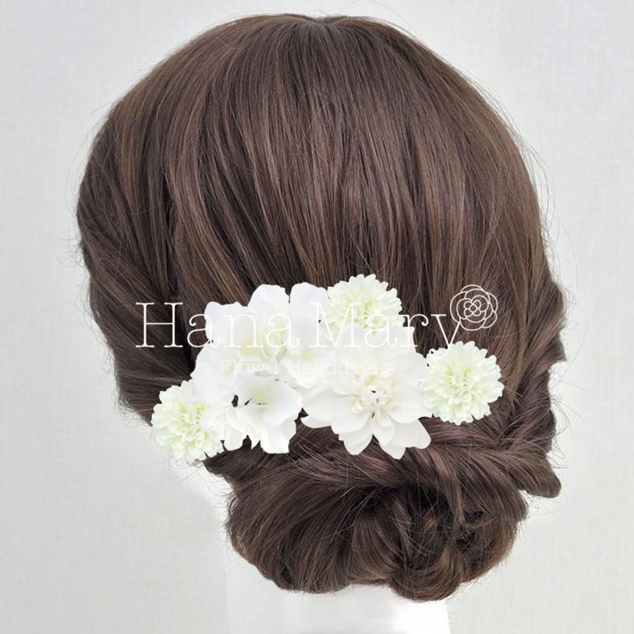 ミニダリア あじさい ピンポンマム