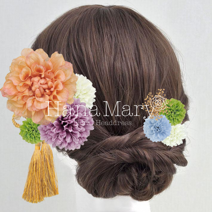 黄緑和装パステル