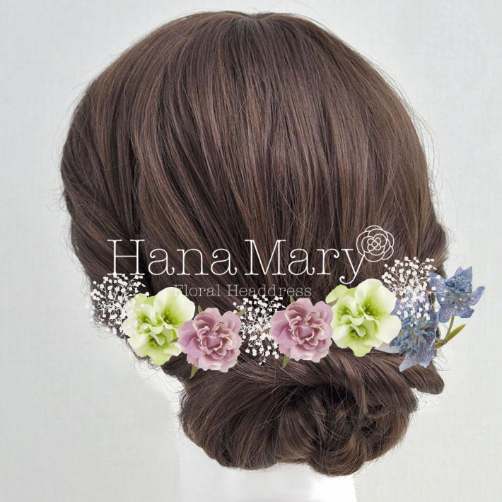 淡ピンク水色ドレス