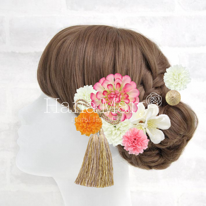 ピンクとオレンジ