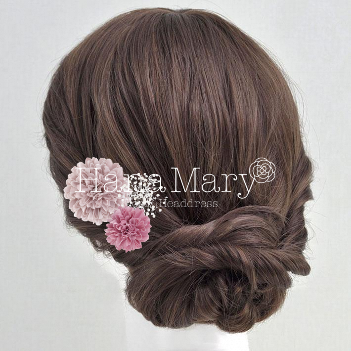 ピンクマムとかすみ草