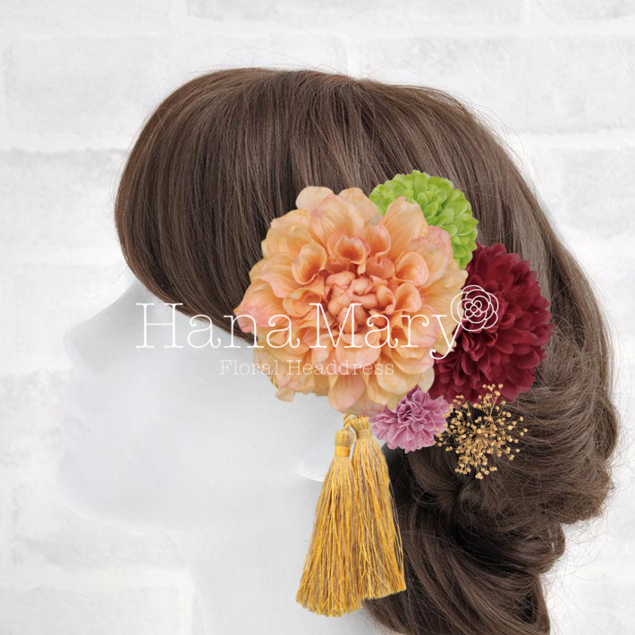 オレンジダリア