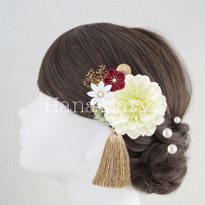 成人式髪飾り