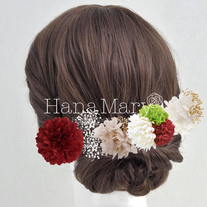 プレミアムマムとあじさい