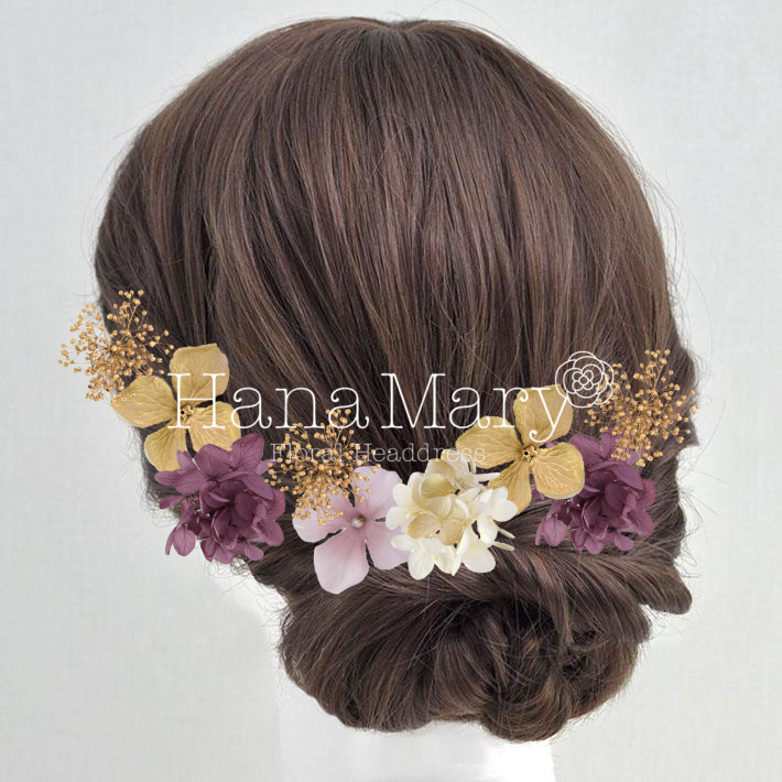 淡色ドライフラワー