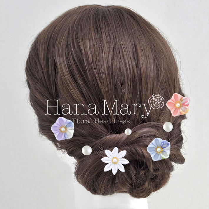 パープルピンクのお花畑