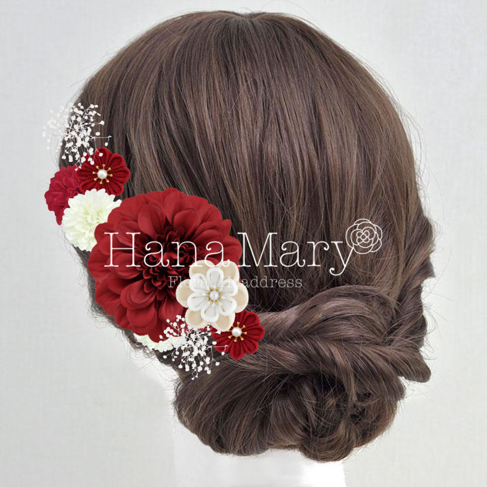 赤いお花モリモリ！