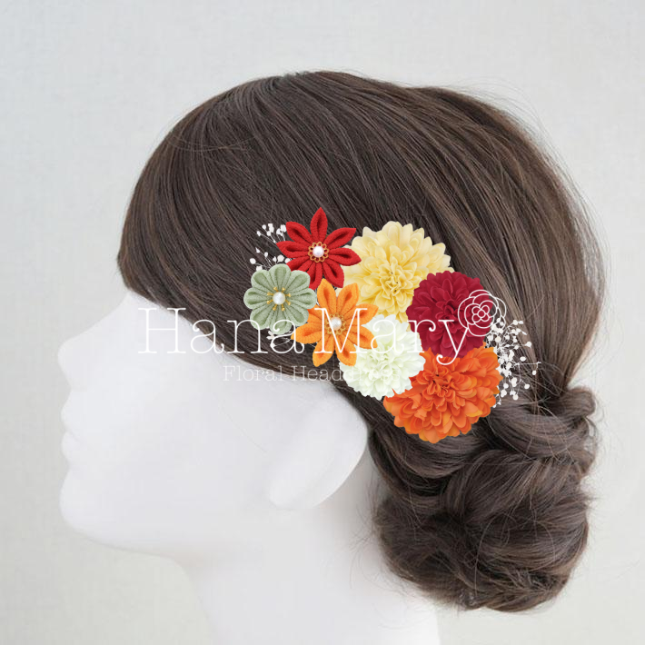 赤・オレンジ・黄・グレー