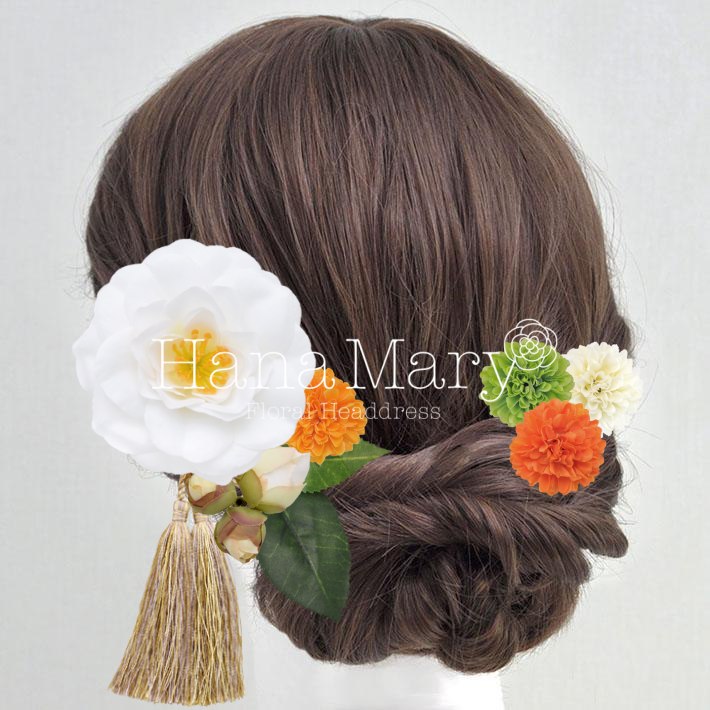 オレンジとミドリ【左右】