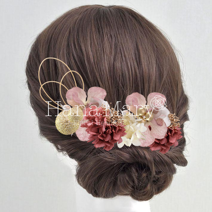 大人っぽ髪飾り