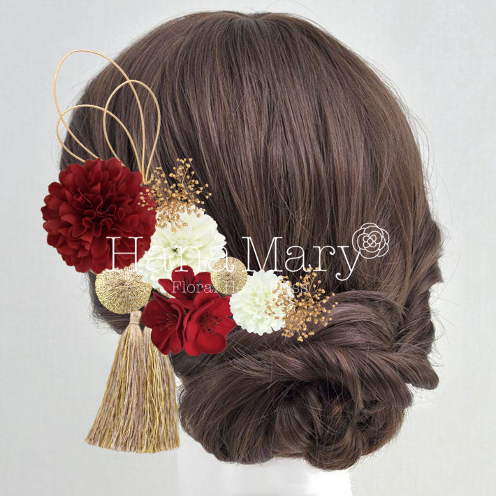 前撮り用髪飾り