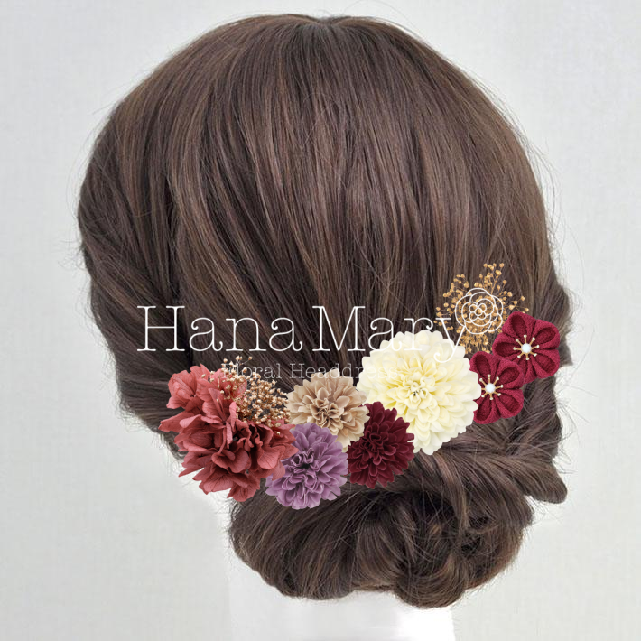 つまみ細工とピンポンマム2