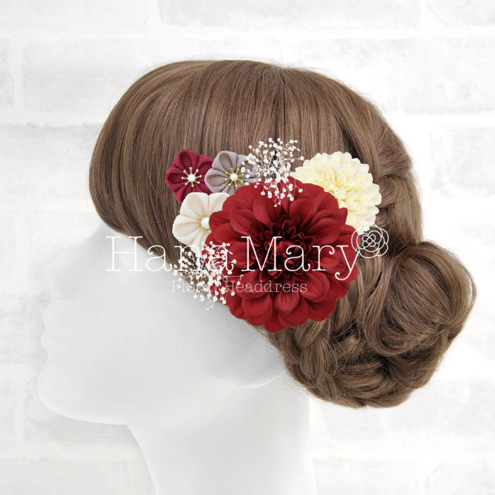 最強かわいい☆赤のお花セット