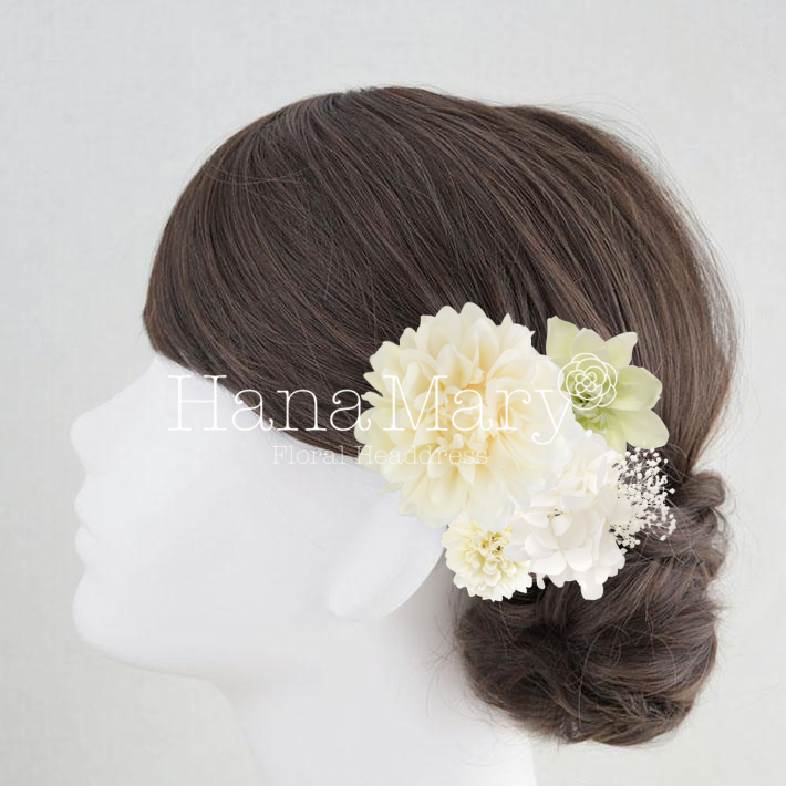 白無垢用髪飾り(左側)