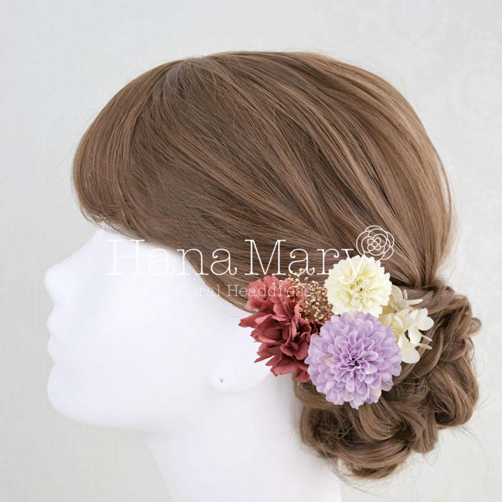 藤色のアレンジ