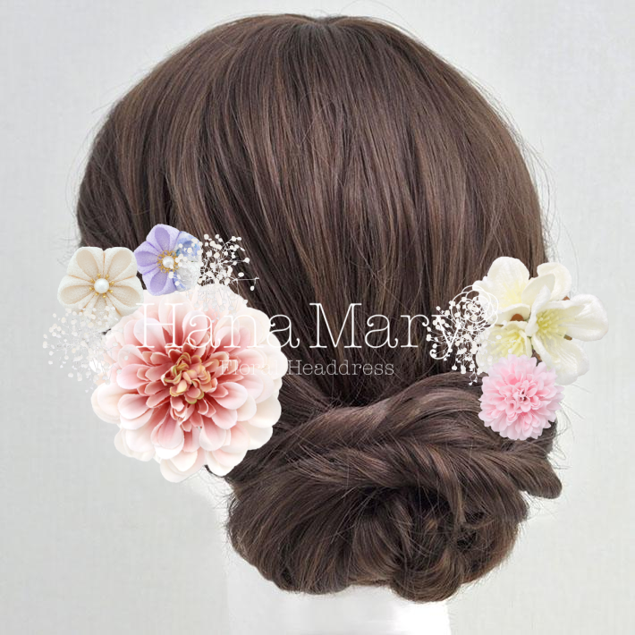 つまみ細工とジニア