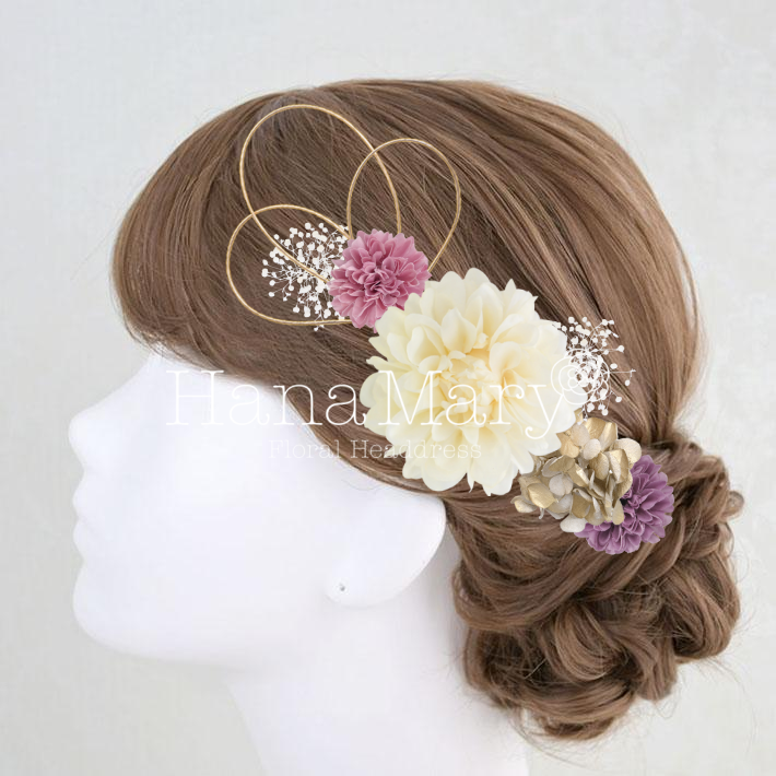 白　紫　ピンク