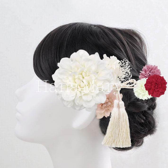 前撮り用髪飾り