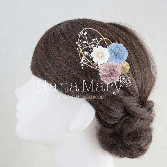 淡色カラーピンポンマム