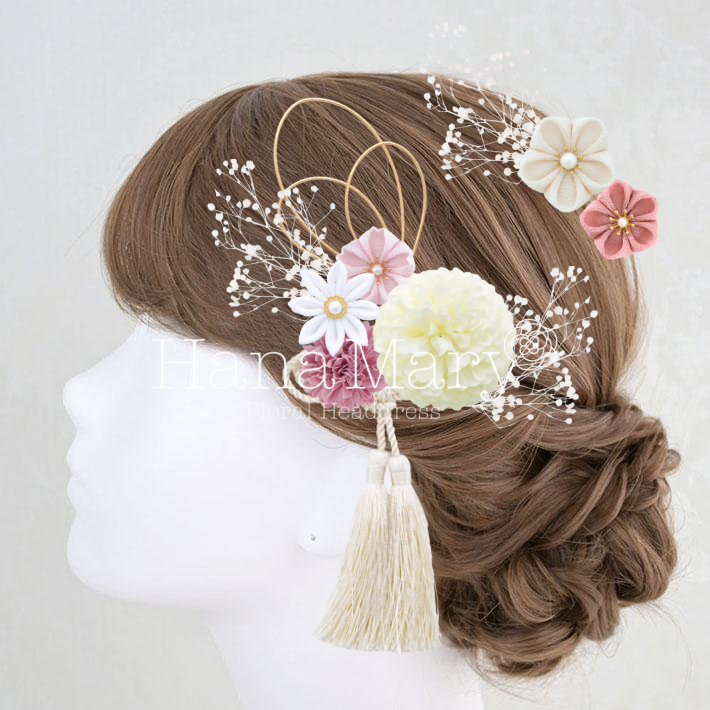 ふんわり綺麗系髪飾り