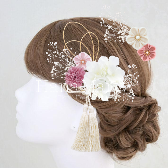 ふんわり綺麗系髪飾り