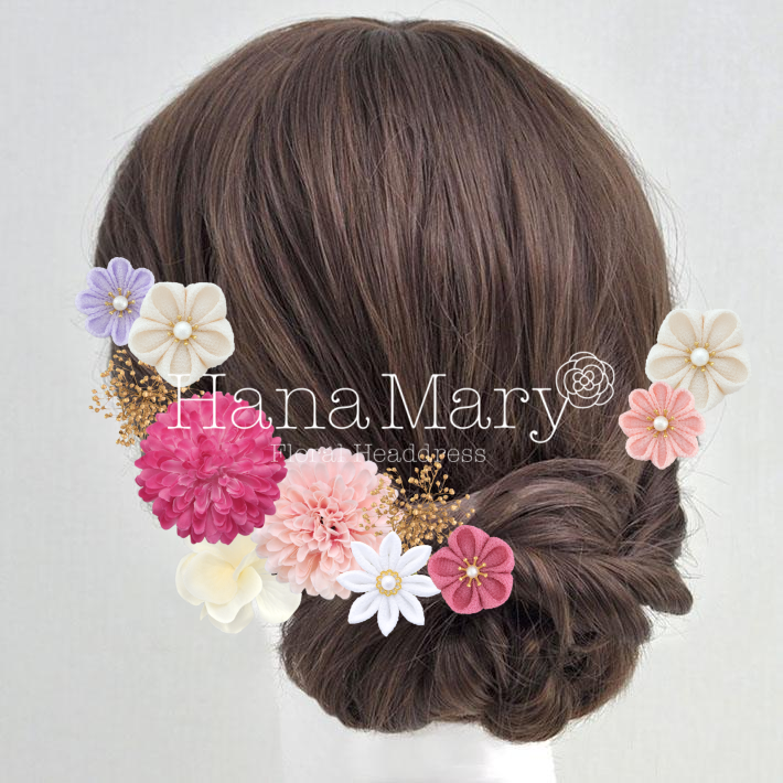 ピンク×ホワイト