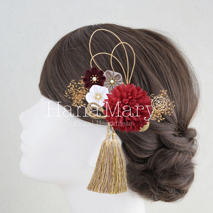 成人式用髪飾り