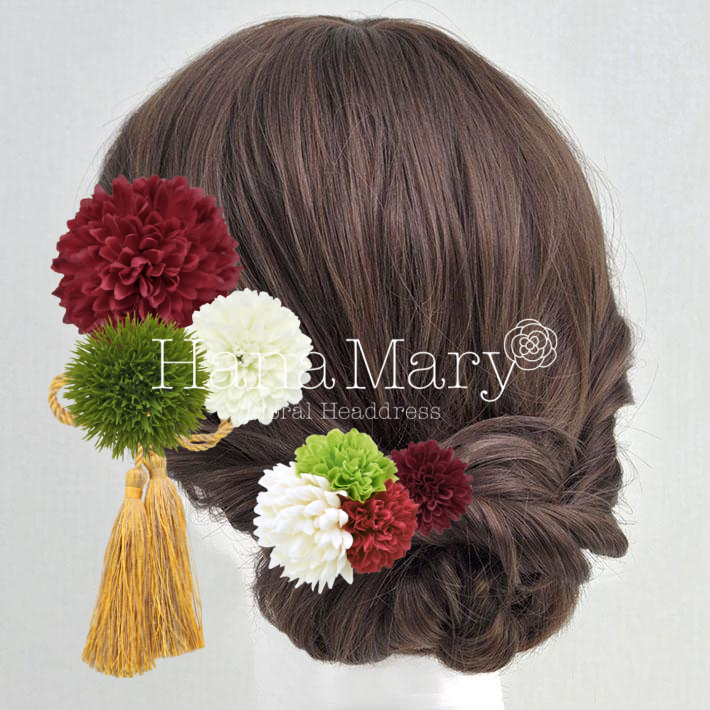 プレミアムマム　赤　直径約6.5センチ