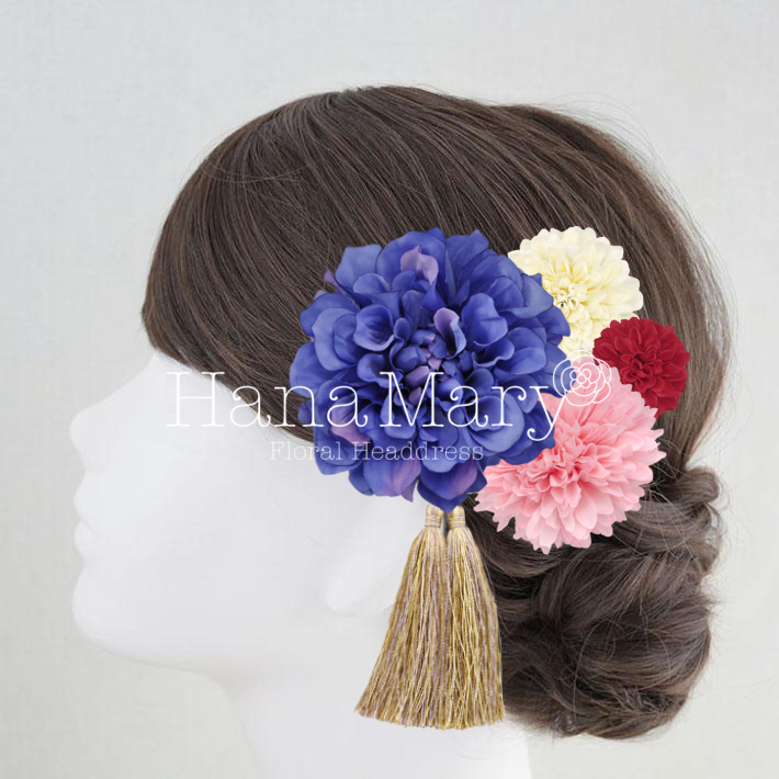 カラフル髪飾り