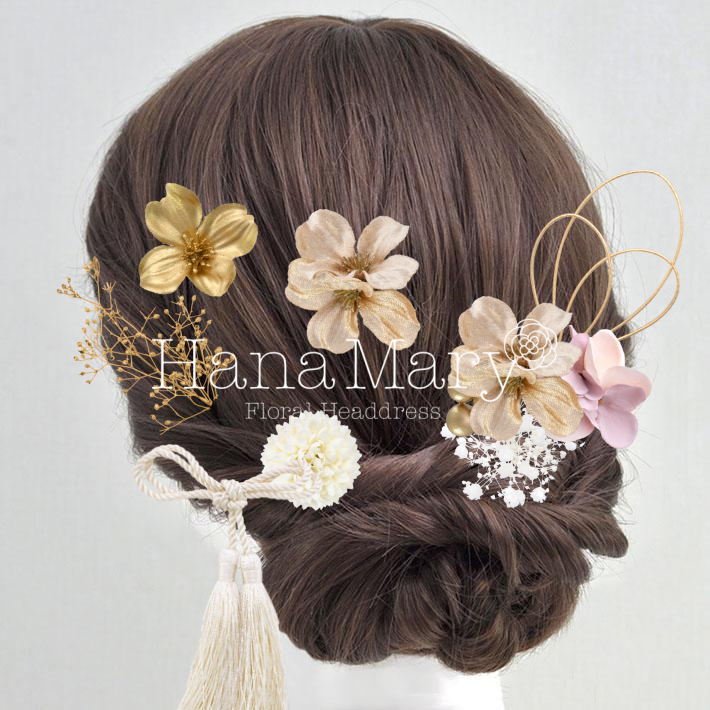 ピンクゴールドタッセル