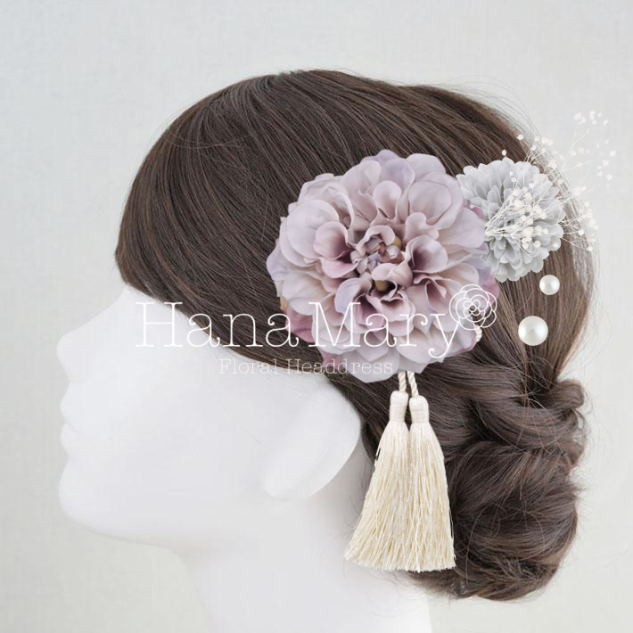 くすみパープル