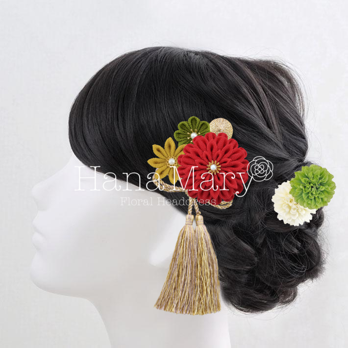 卒業式髪飾り