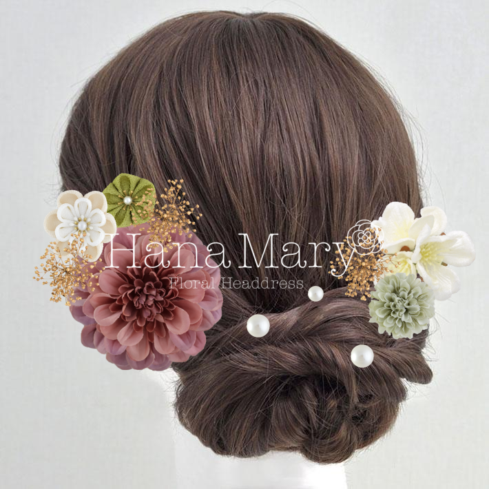 ピンクと緑とゴールド2