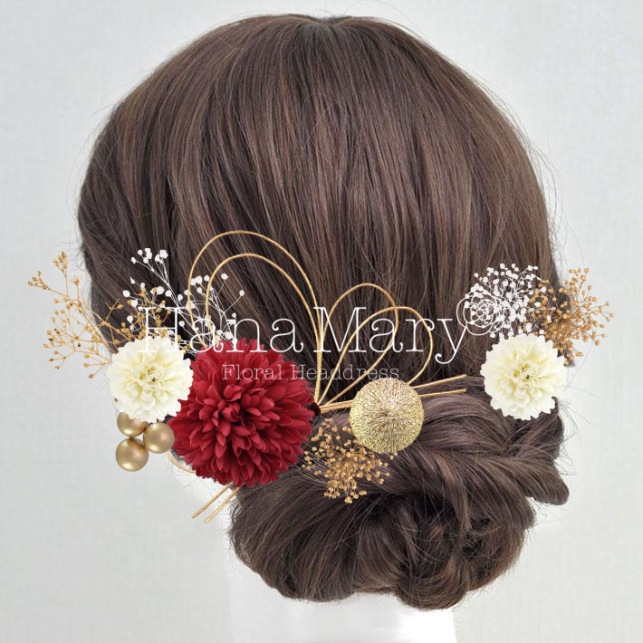 プレミアムマムとかすみ草